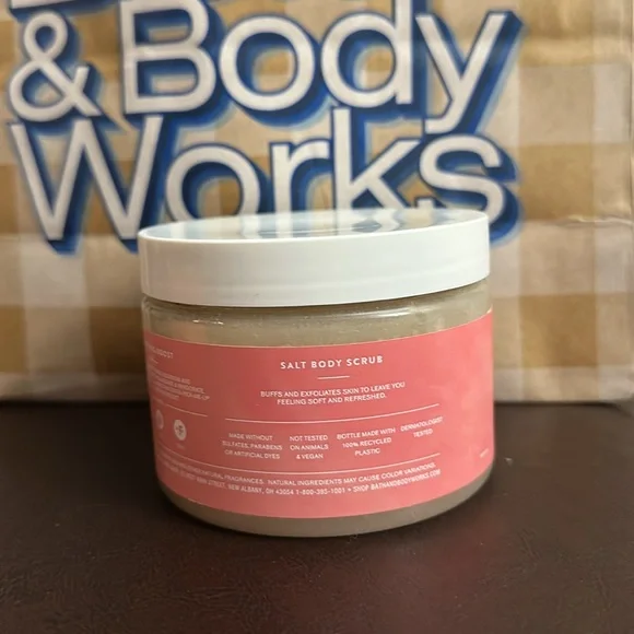 Bath & Body Works Aroma Uplifting Boost Neroli Blossom& Bergamot Salt Body Scrub - Picture 3 of 4